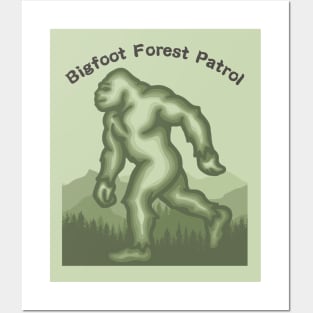 Bigfoot Forest Patrol Posters and Art
